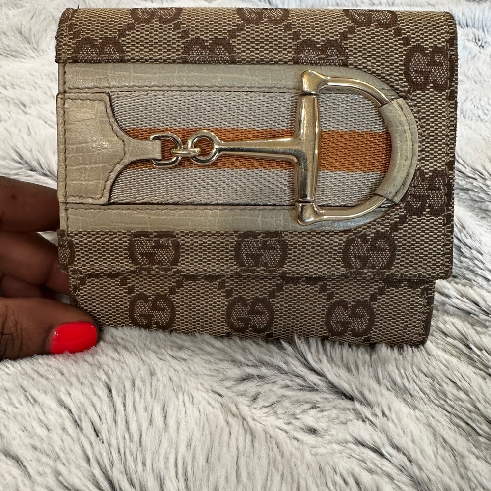 Designer Brown and Tan Wallet